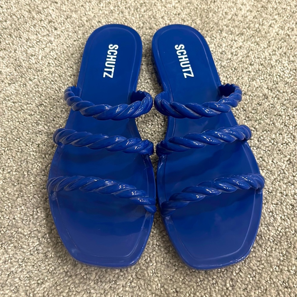 SCHUTZ jelly sandals size 8